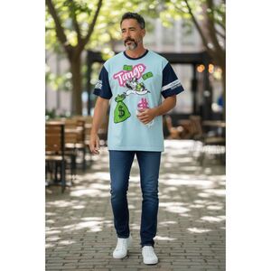 Monopoly Tango Hotel Collection Blue T-Shirt Men's 2XL NWT Milburn Pennybags New